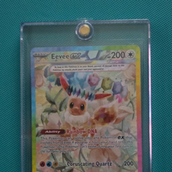 Pokemon Eevee ex 167/131 Sv: Prismatic Evolutions Holo Special Illustration Rar… - Image 1