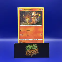 2021 POKEMON SWORD & SHIELD BLACK STAR PROMO #SWSH092 CHARMANDER COSMOS HOLO NM - Image 1