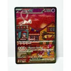Mew EX 053 SVP Black Star Promo Full Art Basic 180 HP Holo Pokemon - Image 1