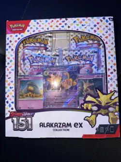 Pokemon TCG Alakazam EX Promo 151 Scarlet & Violet - Image 1