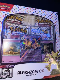 Pokemon TCG Alakazam EX Promo 151 Scarlet & Violet - Image 2