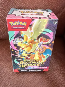 Pokemon TCG Mega Evolution Ascended Heroes Booster Bundle 6 packs Sealed. - Image 3