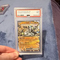 Pokemon 2025-Prismatic Evolutions Cornerstone Mask Ogerpon EX Holo PSA 9 058/131 - Image 1