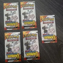 Pokemon TCG Surging Sparks Fun Packs X5 New & Sealed Rare unopened - Image 1