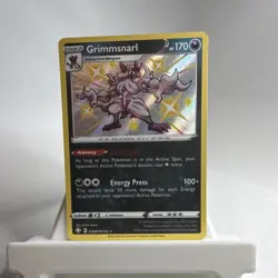 Pokemon Grimmsnarl card SV085/SV122 2021 Shining Fates Shiny Vault Holo Rare NM - Image 2