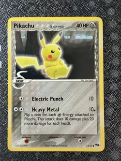 Pokemon TCG Pikachu Delta Species 13/17 Pop Series 5 Steel Type NM - Image 2