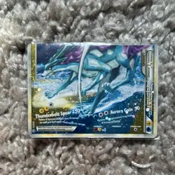 Pokemon Raikou & Suicune Legend Holo Card Unleashed Thunderbolt Spear Aurora Ga… - Image 1