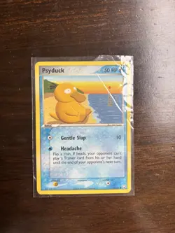 2004 Pokemon PSYDUCK Ex Team Rocket Returns NON HOLO Common Set Card 70/109 NM - Image 1