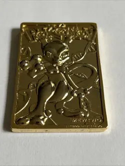 Pokemon Mewtwo 23k Gold-Plated Collectible Card 1999 Burger King Nintendo - Image 2