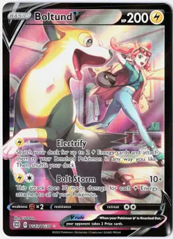 Pokemon *Boltund V X1 Ultra Rare* (NM) TG13/TG30 SWSH09: Brilliant Stars - Image 1