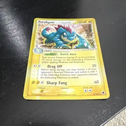 Pokemon Feraligatr EX Delta Species 2/101 Holo Rare Dragon Frontiers 2006 120 HP - Image 2