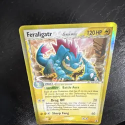 Pokemon Feraligatr EX Delta Species 2/101 Holo Rare Dragon Frontiers 2006 120 HP - Image 3