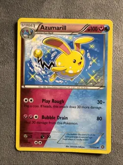 Azumarill 77/114 XY - Steam Siege Uncommon Pokemon Card - Image 1