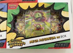 Pokemon Ascended Heroes - 3 x Ex Box Sealed - Mega Feraligatr, Meganium, Emboar - Image 3