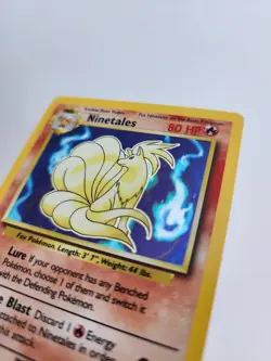Pokemon TCG Ninetales Base Set Holo Unlimited Rare Card 12/102 - Image 3