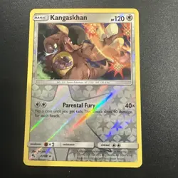 KANGASKHAN 47/68 R HIDDEN FATES POKEMON REVERSE HOLO NM/M - Image 1
