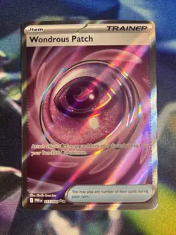 Pokemon Wondrous Patch Trainer Item Full Art Holo Rare 117/088 Perfect Order - Image 1