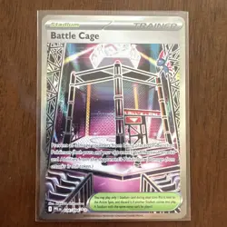 Pokemon TCG Holo Ultra Rare Full Art Battle Cage 116/094 - Image 1
