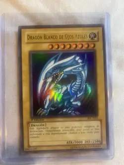 Konami Yu-Gi-Oh! Blue-Eyes White Dragon BIK-S001 1st Edition Holo Ultra Rare - Image 1