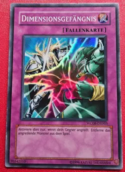 1x Yu-Gi-Oh! GERMAN Dimensional Prison - WC08-DE003 - Super Rare - LP - Image 1