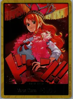 DON!! Card (Nami) (Gold) DON!! Extra Booster: One Piece Heroines Edition NM - Image 1