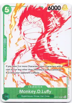 Monkey.D.Luffy - OP07-033 (3rd Anniversary Treasure Campaign Pack) - Image 1