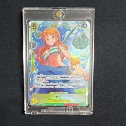 One Piece EB03-053 Alt Art Japanese Nami Holo Extra Booster 25th W/ Case - Image 1