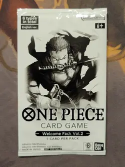 32x One Piece Card Game Welcome Pack Vol. 2 *FACTORY SEALED* NEW - Image 2