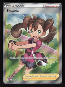 Shauna (Full Art) Holo Ultra Rare Pokemon SWSH08: Fusion Strike 263/264 NM - Image 1