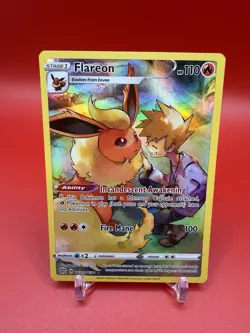 Pokemon TCG Flareon TG01/TG30 Brilliant Stars Trainer Gallery Holo NM - Image 1