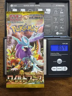 Heavy 8.64g Pokemon Sealed Wild Forces Sv5k Japanese Booster pack - Image 1