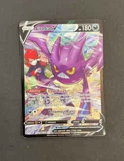 Pokemon Crobat V TG20/TG30 Lost Origin Trainer Gallery NM - Image 1