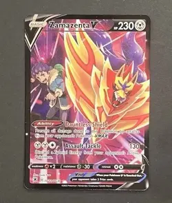 Pokemon Zamazenta V TG22/TG30 Astral Radiance Trainer Gallery Full Art NM - Image 1