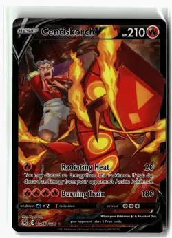 Centiskorch V ⭐ TG14/TG30 Holo V Rare Lost Origin Trainer Gallery Pokemon NM - Image 1