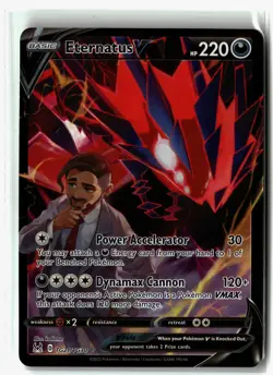 Eternatus V ⭐ TG21/TG30 Holo V Rare Lost Origin Trainer Gallery 2022 Pokemon NM - Image 1