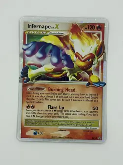 2007 Pokemon Diamond & Pearl Black Star Promos Infernape LV.X #DP10 - Image 1