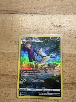 Vaporeon NM TG02/TG30 - Holo Rare Brilliant Stars Trainer Gallery - Pokemon - Image 1