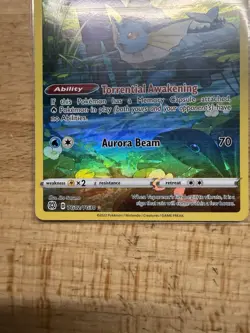 Vaporeon NM TG02/TG30 - Holo Rare Brilliant Stars Trainer Gallery - Pokemon - Image 3