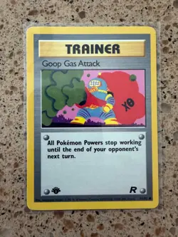 NM Pokemon Goop Gas Attack 78/82 1st Edition Team Rocket - Image 1
