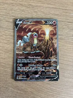 Entei V GG36/GG70 Crown Zenith Galarian Gallery Rare Pokemon Card - Image 1