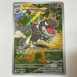 Tyrunt 070 Pokemon Center Exclusive Mega Evolution Black Star Promo Pokemon - Image 1