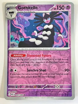 Gothitelle 043/086 Reverse Holo Rare White Flare Pokemon Pack Fresh Near Mint NM - Image 1