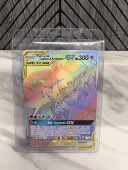 Moltres & Zapdos & Articuno GX (Secret) 69/68 Hidden Fates Holo Pokemon - Image 1
