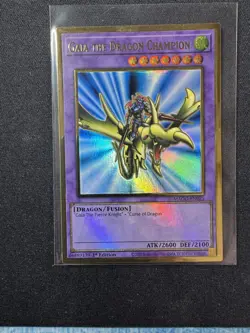 YUGIOH GAIA THE DRAGON CHAMPION MAGO-EN025 GOLD 1ST ED NM - Image 1