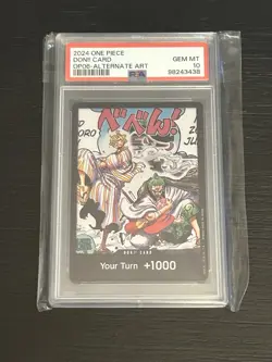 PSA 10 One Piece Don!! Card Alternate Art OP06 Wings Of The Captain English Zoro - Image 1