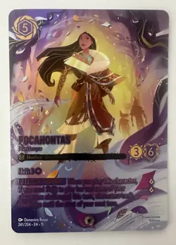 Disney Lorcana - Pocahontas - Peacekeeper (Iconic) 241/204 Winterspell - Image 1
