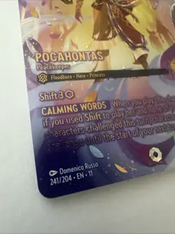 Disney Lorcana - Pocahontas - Peacekeeper (Iconic) 241/204 Winterspell - Image 5