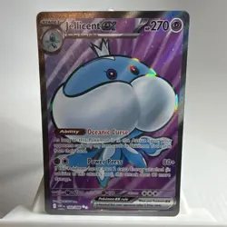 Pokemon Jellicent ex 160/086 SV White Flare Ultra Rare Full Art Holo EX Card - Image 1