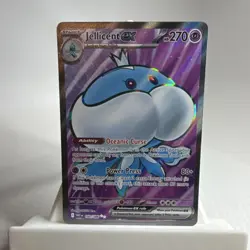 Pokemon Jellicent ex 160/086 SV White Flare Ultra Rare Full Art Holo EX Card - Image 2