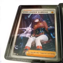 Lot Bundle Of 7 Custom Waifu Anime Pokemon Style Cards - Image 5